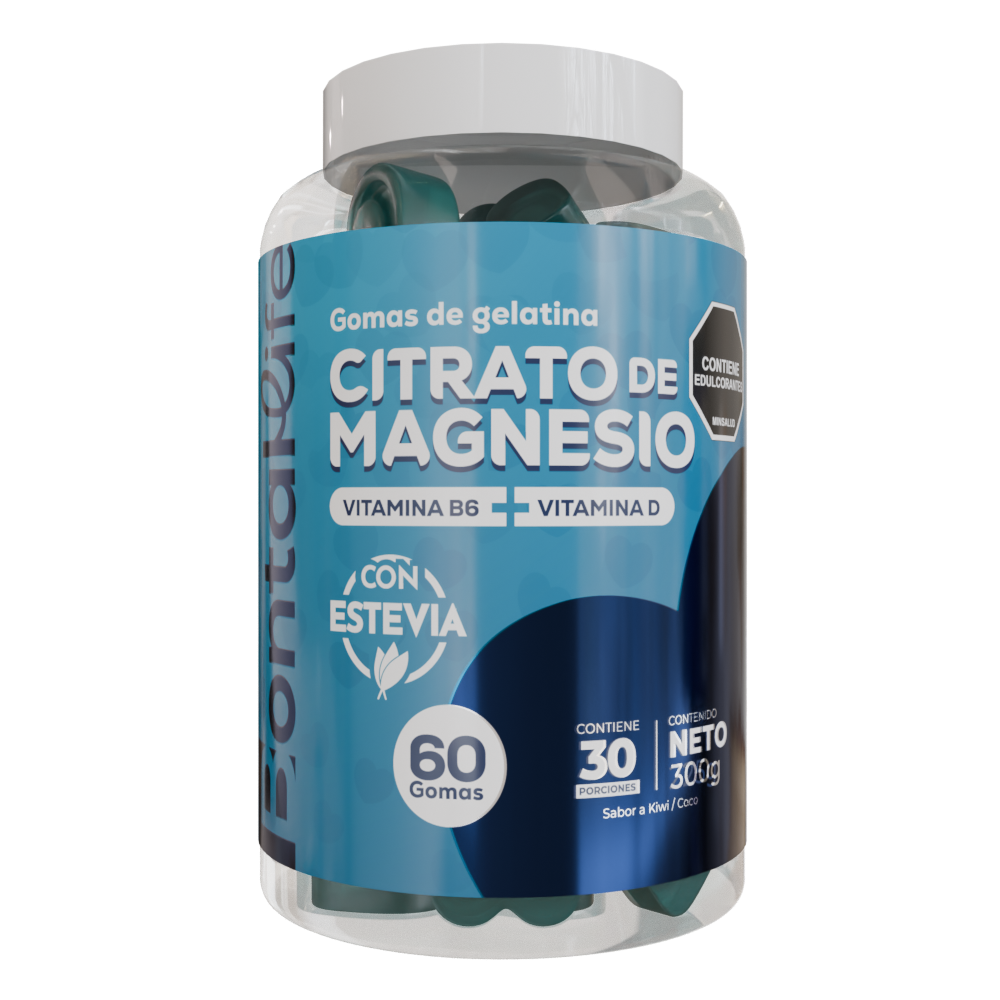 Gomas de Citrato de Magnesio