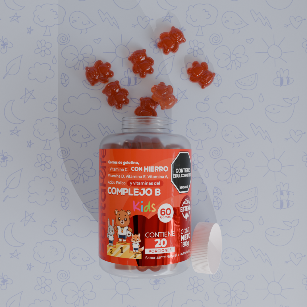 Hierro, Complejo B y Vitaminas
