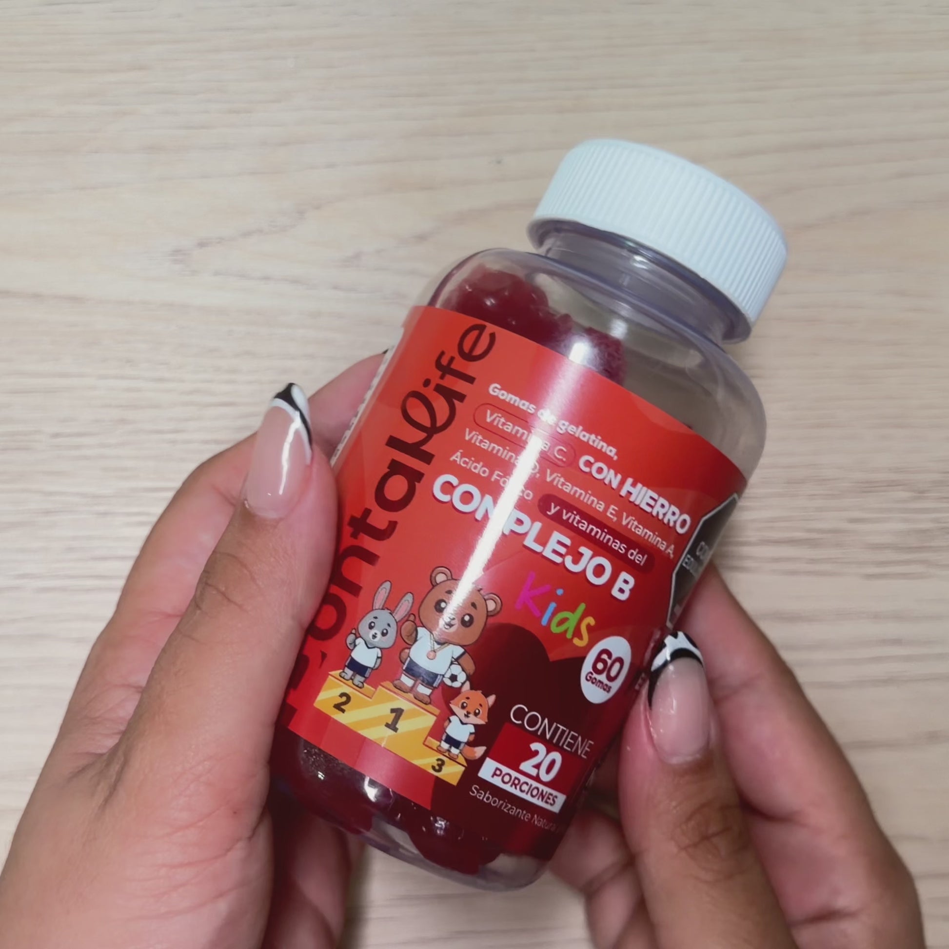 Hierro, Complejo B y Vitaminas